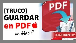 Cómo convertir un DOCUMENTO a PDF en Mac GRATIS  ✅   Imprimir a PDF y guardar en PDF