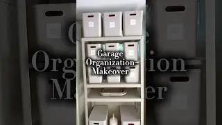 Garage Organization Goals! 