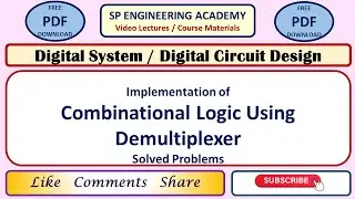 DS 12 Implementation of Combinational Logic Using Demultiplexer   Solved Problems