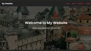 How To Make Sticky Navigation Bar | Sticky Menu On Website Using HTML CSS & JavaScript
