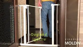 Ворота безопасности для детей и собак  Dogland DG011 Crystal