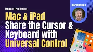 Share your Mac's Cursor & Keyboard with your iPad with Universal Control