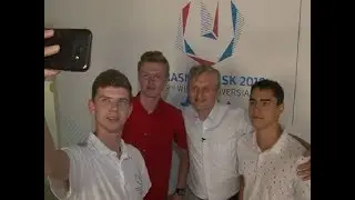 «Наши дети». Волонтеры Универсиады-2019