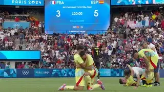 France vs Spain Olympic Paris Final Mens Football Highlights, Spain vs France Full Goal Highlights