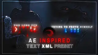 @yaniksksks  Like Text Animation in Alight Motion | (Free XML + Preset)