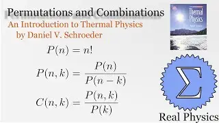 Permutations and Combinations (Thermal Physics) (Schroeder)