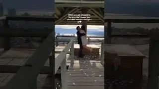 He proposed! 