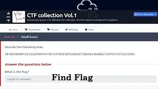 CTF collection Vol.1 || Task 20 solve || Decode the following text.