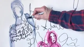 Asemic Writing Tutorial - how to use asemic writing in your artwork