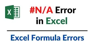 #N/A Error in Excel