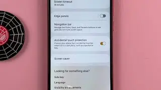 How to enable/disable Pocket Mode, protect against accidental touches on Samsung A03 Android 13