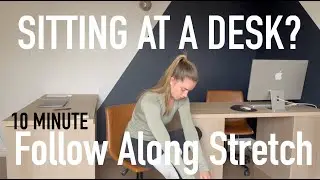 Sitting at Desk Chair 10min Stretch routine 10min | Mobility & Stretch Video for Office workers