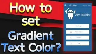 How to set Gradient TextColor in Specific Text of a View? (Android JAVA)