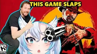RED DEAD REDEMPTION IS SUCH A GOOD GAME! 🐎🤠|| NakeyJakey React