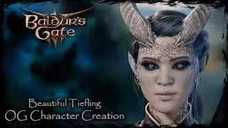 BALDUR'S GATE 3 || Beautiful Tiefling [Original Character #244] - Female Character Creation