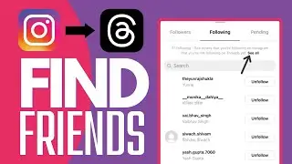 How To Find Friends On Instagram Using Threads | UPDATE