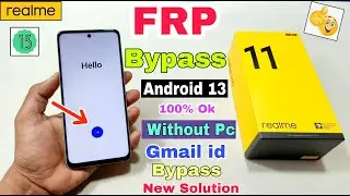 realme 11x 5g frp bypass android 13 | new method | realme (rmx3785) google account bypass | 100% ok