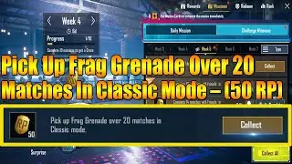 Pick Up Frag Grenade Over 20 Matches In Classic Mode In 1-Minute MONIKA