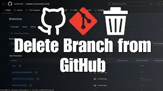 How to DELETE branch from GitHub?