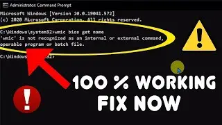 Fix WMIC is Not Recognized As An Internal Or External Command WMIC Error