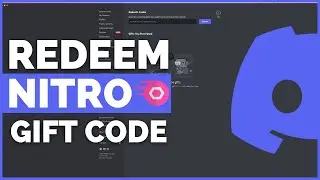 How to Redeem Nitro Gift Code on Discord (PC/Laptop)