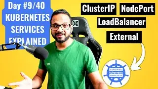 Day 9/40 - Kubernetes Services Explained - ClusterIP vs NodePort vs Loadbalancer vs External