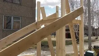 4.2 Изготовление деревянной детской горки ч 1.