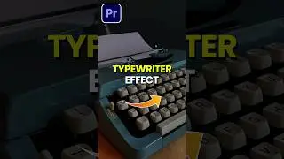 🖨️Typewriter Effect Premiere Pro ⌨️ 