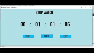 Stop Watch Application