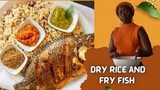 LIBERIAN DRY RICE & FRY  FISH| cooking show|   Episode 1