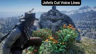 John Marston's Cut Voice Lines At Arthur's Grave Will Make You Sad - RDR2