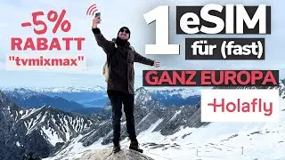 EINE Simkarte für UNBEGRENZTES MOBILES INTERNET in GANZ EUROPA!  l 5% Holafly Discount Code