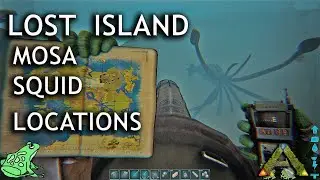 Ark Lost Island Mosasaur and Tusoteuthis Locations Ep 28 Mosa and Squid