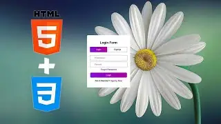 Login page in HTML with CSS code with the background image | Free Source Code