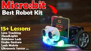 Microbit Robot, Best Diy Robot Kit for Beginners, Microbit Programming