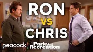 the ultimate Ron vs Chris stand-off | Parks and Recreation