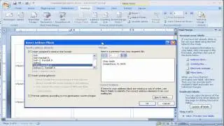 How to create Labels using Mail Merge in Microsoft Word 2007