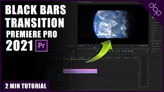 Premiere Pro 2021 - Black Bars Transition Tutorial - Cinematic Black Bars