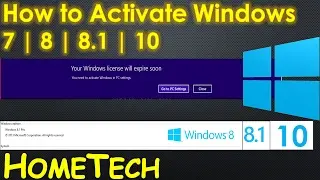 Your windows license will expire soon fixed | Activate windows 8, 8.1, 10 Permanently 100% work