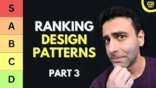 I liked ranking these Design Patterns: Singleton, Module, Adapter, Decorator