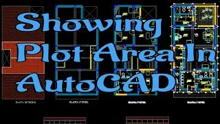 How To Show Plot Area In AutoCAD | Area Calculation In Cad | Trick To Show Area In Cad