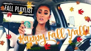 TRYING PUMPKIN SPICE LATTE FOR FIRST TIME | MY FALL PLAYLIST | Megan Blanco