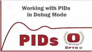 Working with PIDs in Debug Mode in PAC Control