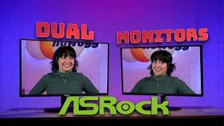 AFFORDABLE DUAL MONITOR SET UP! ASRock Challenger - Unbox This!