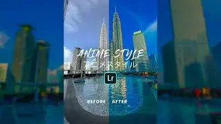 Anime Style Edit - Lightroom Mobile Tutorial 