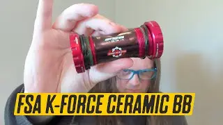 FSA K-Force BB-9200 ceramic MegaExo bottom bracket review.