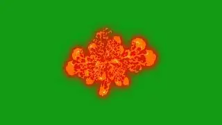 Fire blasting effect | Green Screen Library