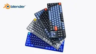 Keychron Keyboard Product Aniamation in Blender