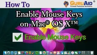 How to Enable Mouse Keys on Mac® OS X™ - GuruAid