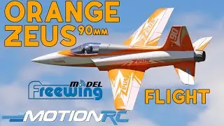 New Scheme! Orange Freewing 90mm Zeus EDF Sport RC Jet Flight | Motion RC